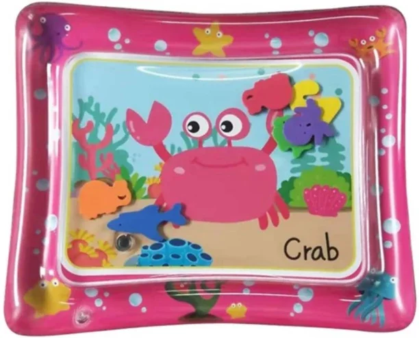 FocusBaby Inflatable Sensory Playmat Under the sea Crib Toy and Play Gym